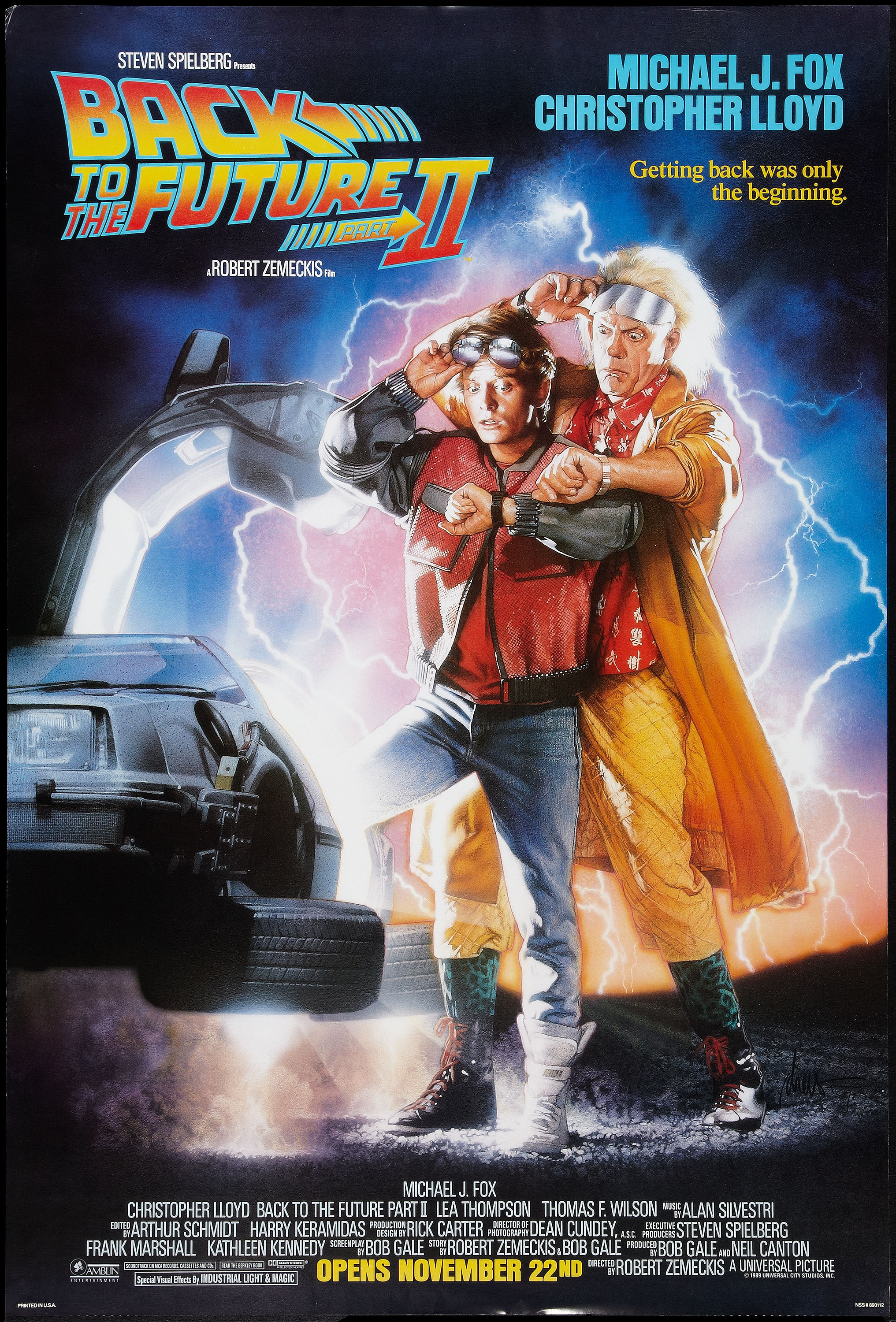 Back to the Future Part II movie poster